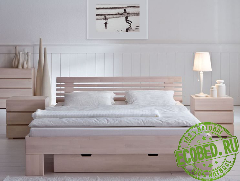 Деревянные дизайнерские кровати