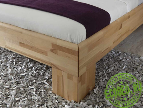 Кровать из массива натурального дерева Авангард 2