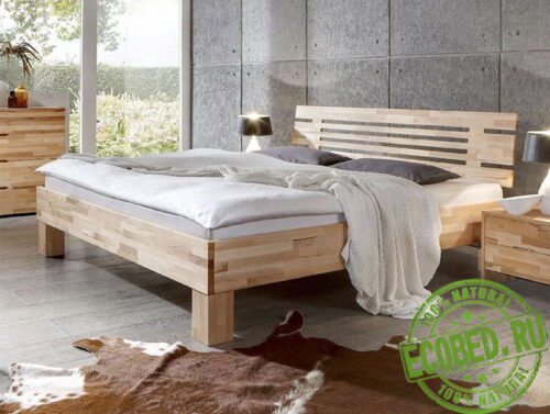 Кровать из массива натурального дерева Дико