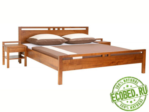 Кровать из массива натурального дерева Мия