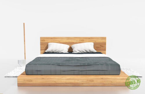 Кровать из массива натурального дерева "Тайм"